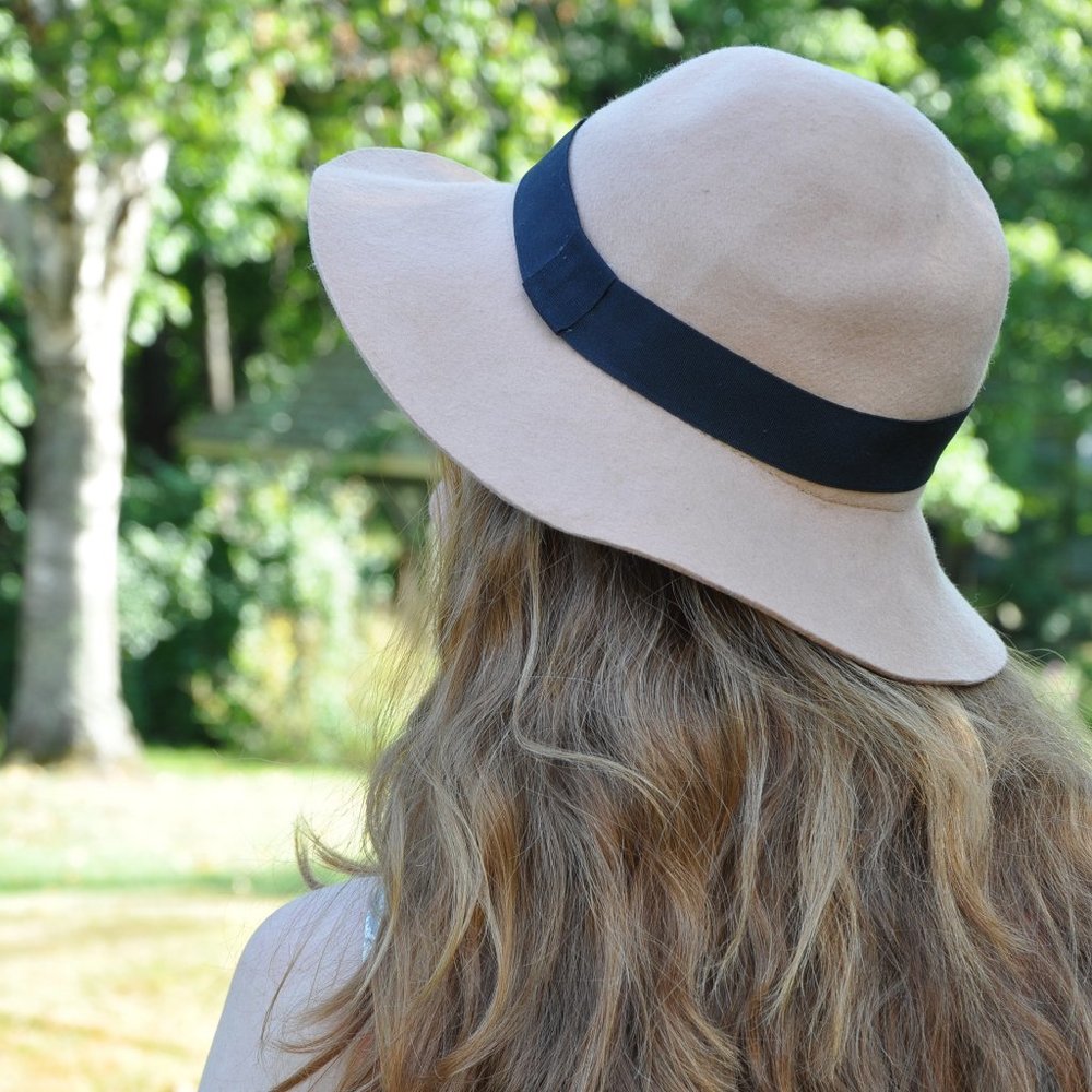 Tan Wool Felt Hat